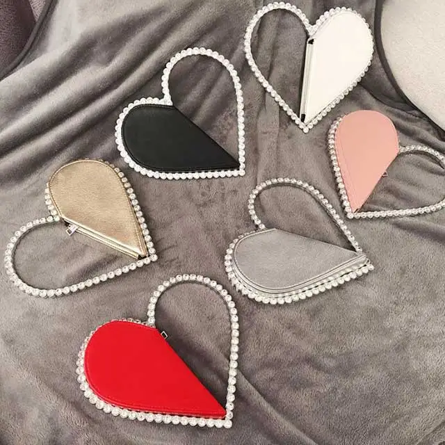 Heart-Shaped Diamond Clutch