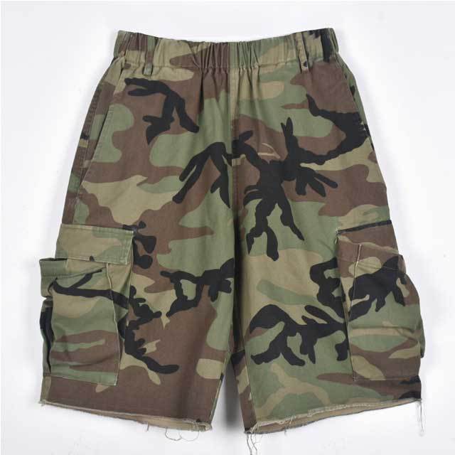 Camo Print Cargo Shorts