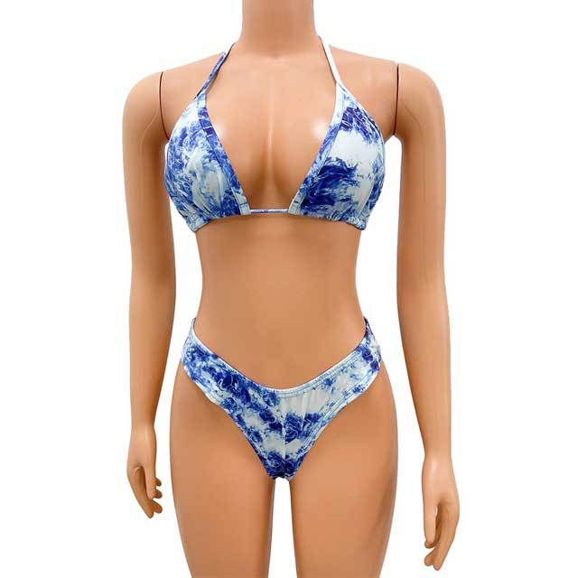 Printed 3 Piece Bikini Set