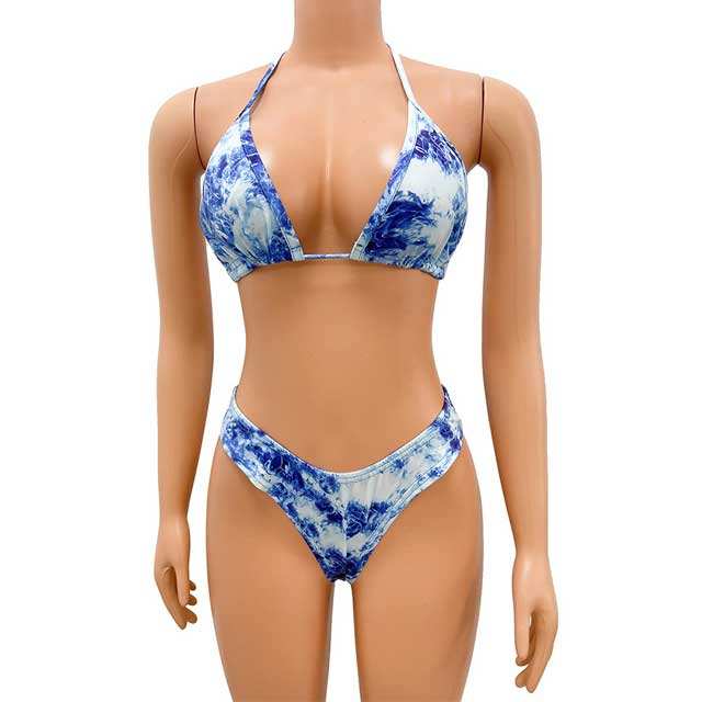 Printed 3 Piece Bikini Set
