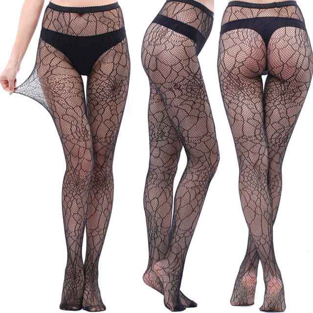 Spider Mesh Tights