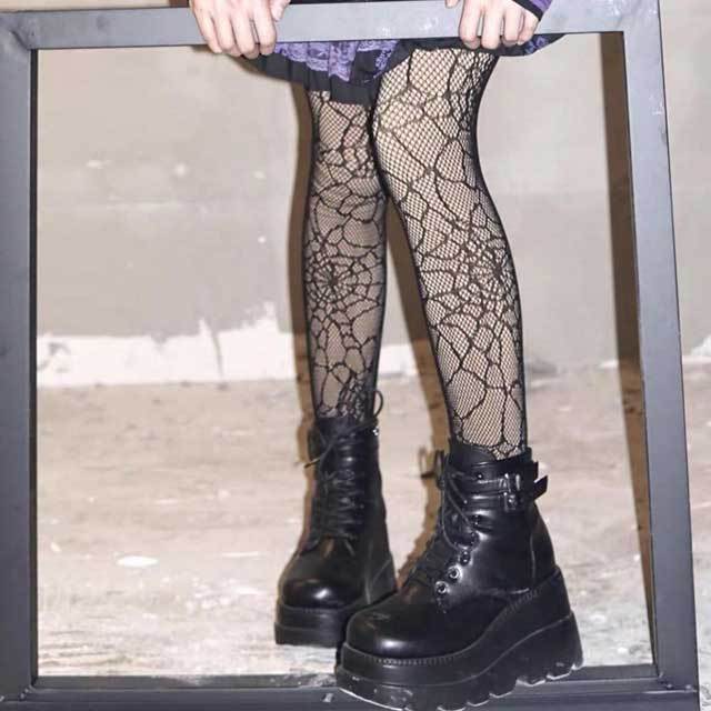 Spider Mesh Tights