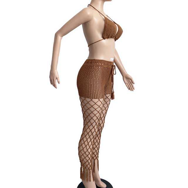 Crochet Beach Pants Set