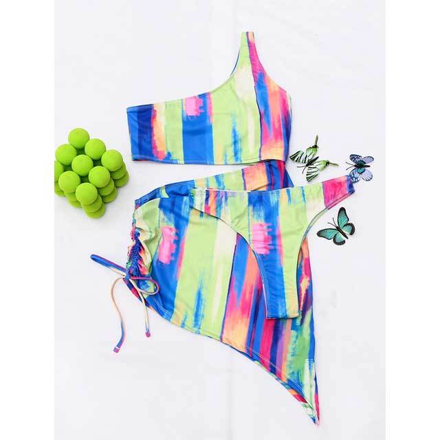 Tie Dye Bodysuit Swimsuit Set