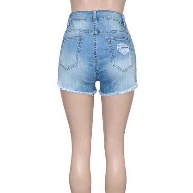 Gemstone Short Distressed Jeans