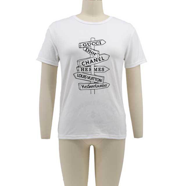 Letter Print Casual Tees