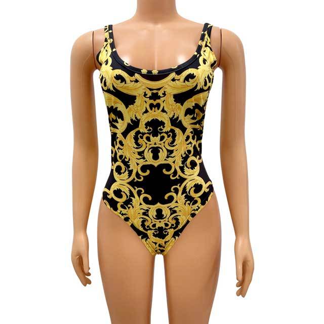 Printed Sleeveless One Piece With Cover-ups