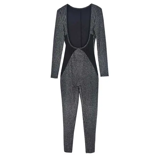 Hollow Out Jumpsuit 2 Pieces