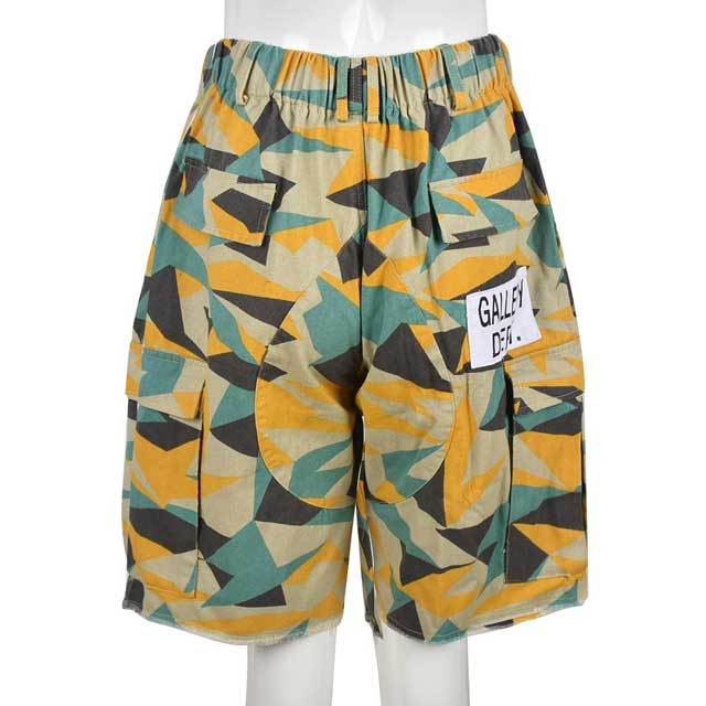 Camo Print Cargo Shorts