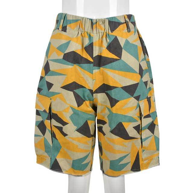 Camo Print Cargo Shorts