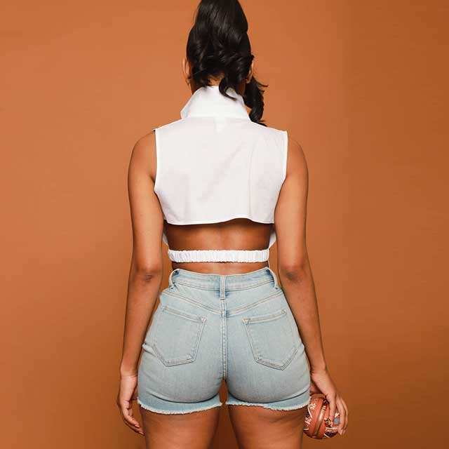 Backless Casual Shirt