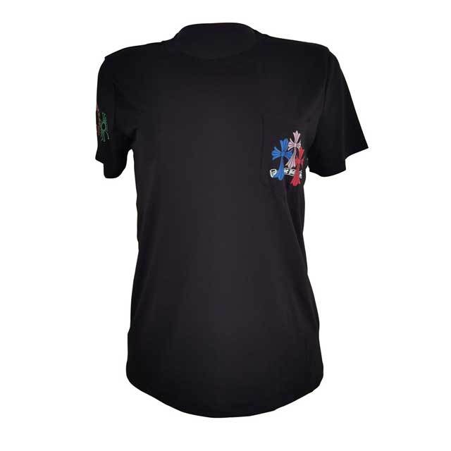 Cross Print Casual T Shirts