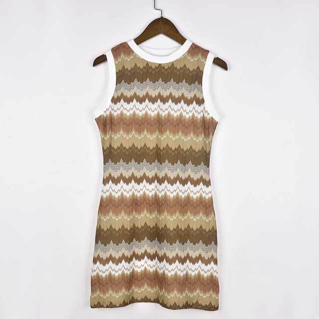 Knit Striped Bodycon Dress