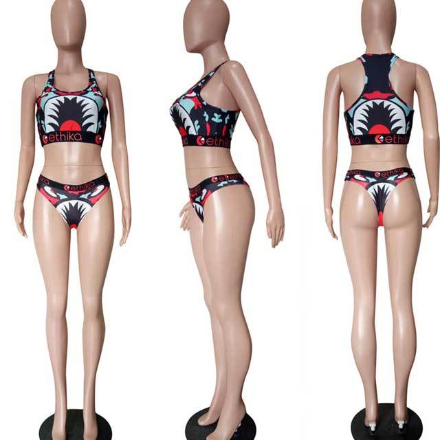 Printed Sexy Tankinis Set