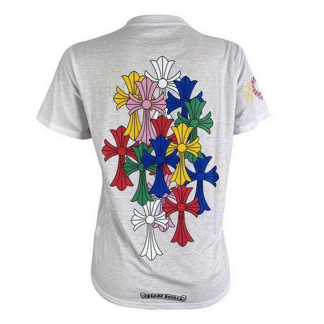 Cross Print Casual T Shirts