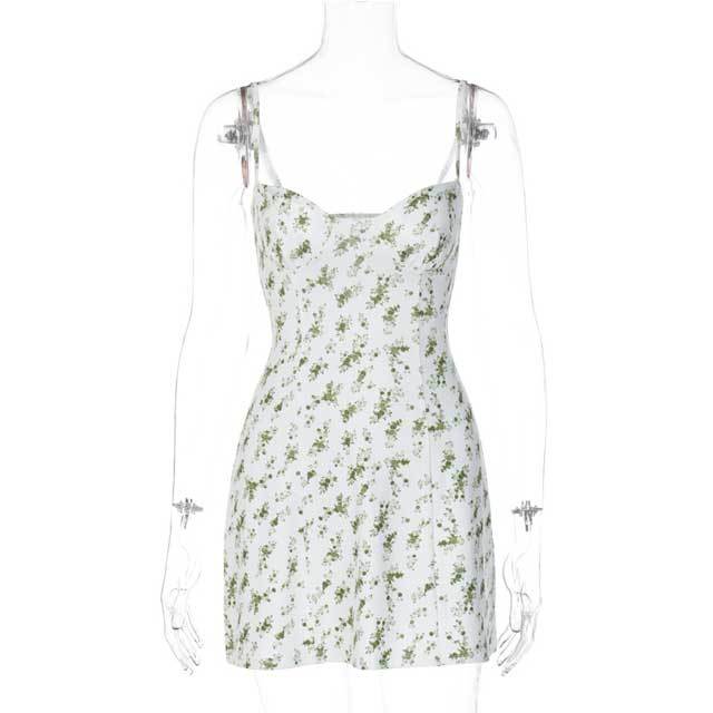 Chic Printed Cami Mini Dress