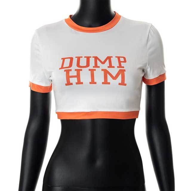 DUMP HIM Crop T Shirts