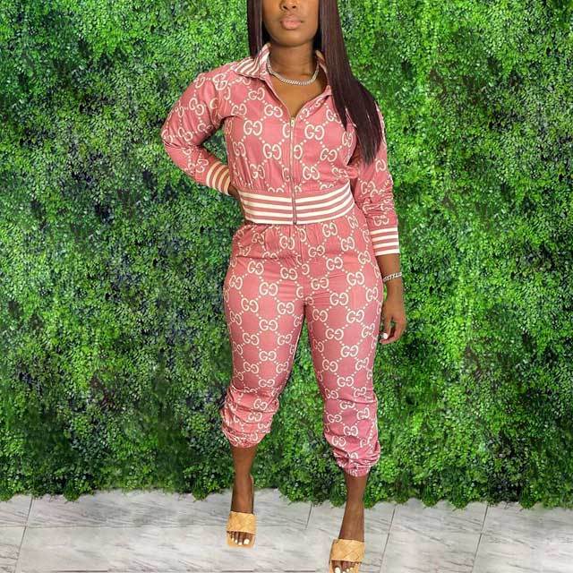 Printed Casual Jogging Suit