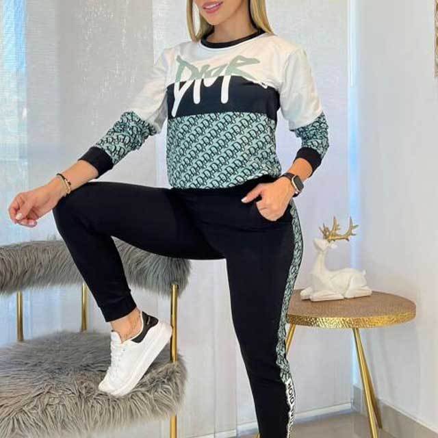 Printed Casual Jogging Suit