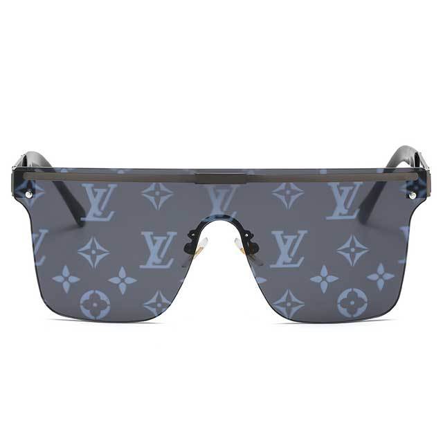 Gradient Fashion Letter Sunglasses