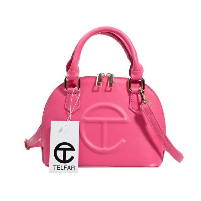 Candy Color Leather Embossing Hand Bag