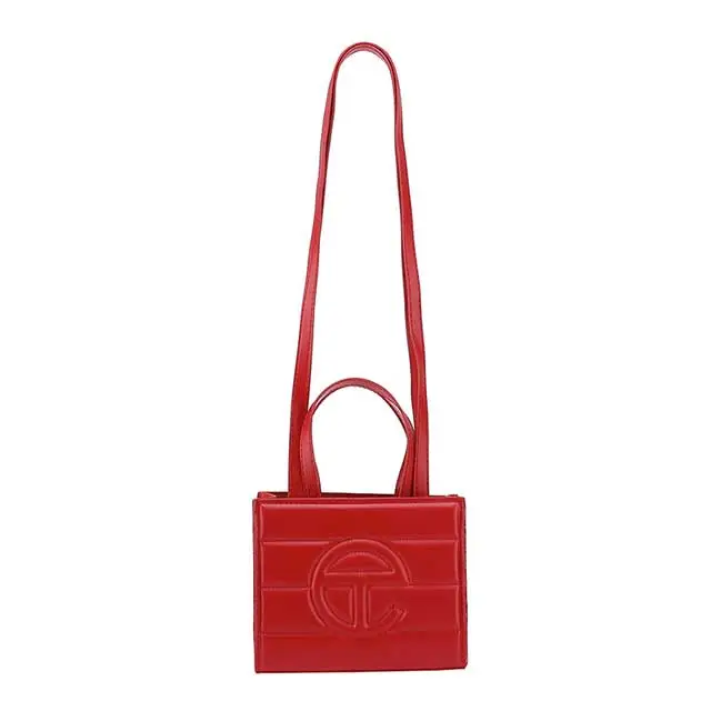 Embossing Leather Shoulder Bag