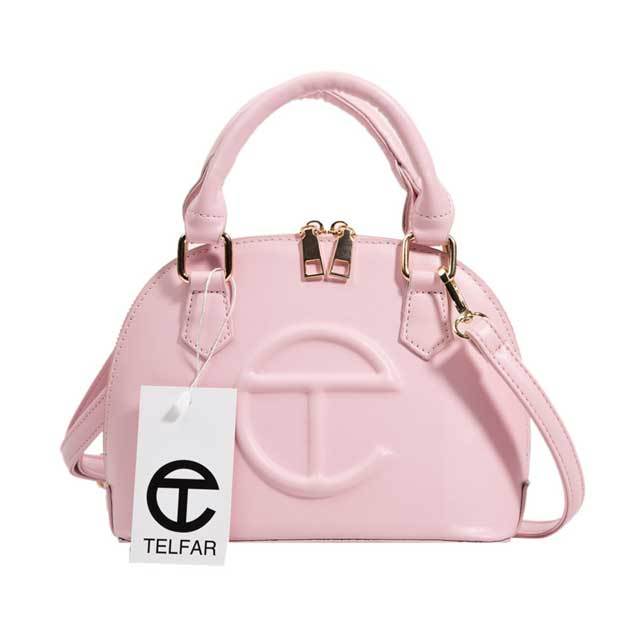Candy Color Leather Embossing Hand Bag