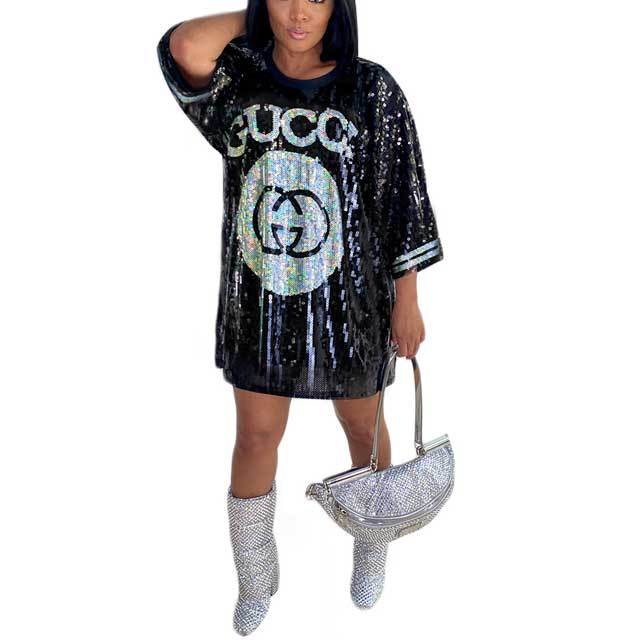 Chic Sequin Mini Dress