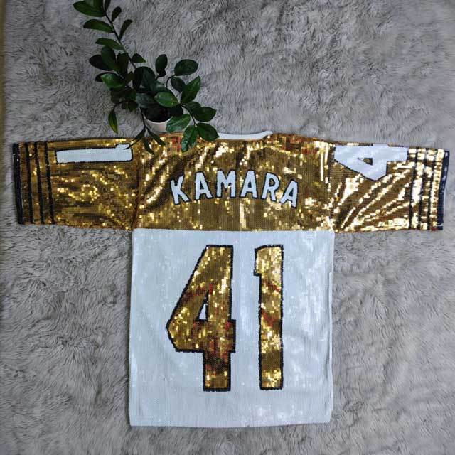 Chic Letter Design Sequin Dress