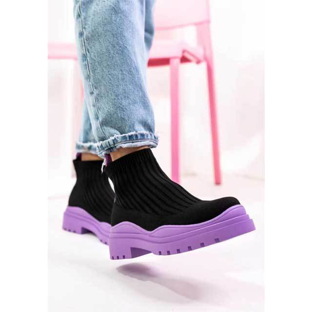 Knit Casual Boots