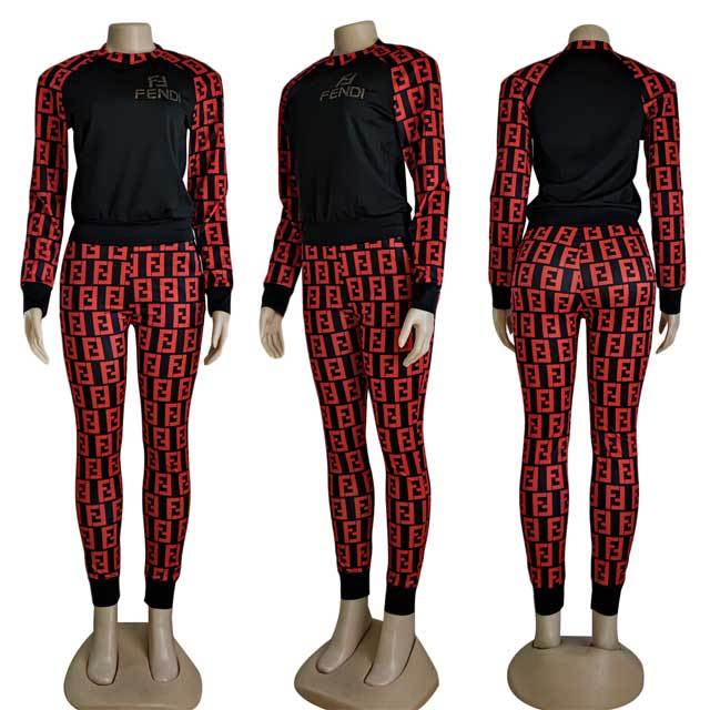 Rhinestones Casual Tracksuit Set