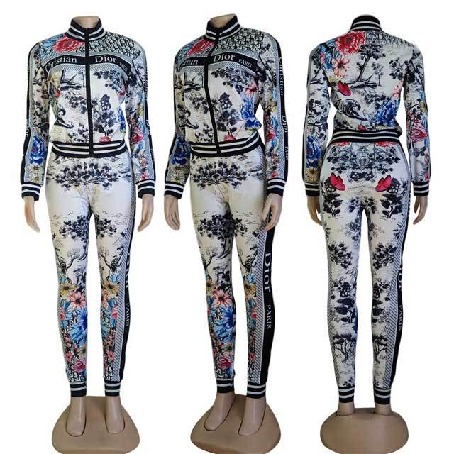 Printed Casual Jogging Suit