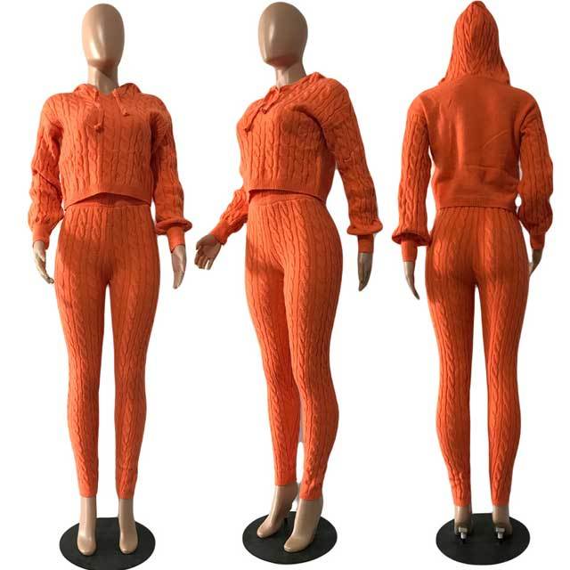 Knit Sweater Pants Set