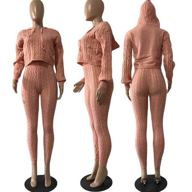 Knit Sweater Pants Set