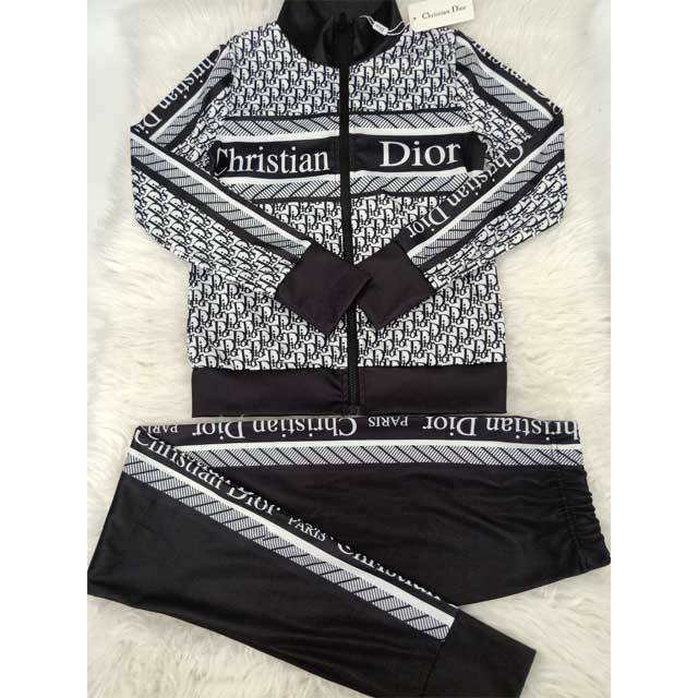 Letter Print Casual Pants Set