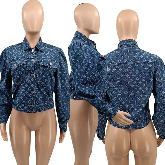 Jacquard Denim Jacket