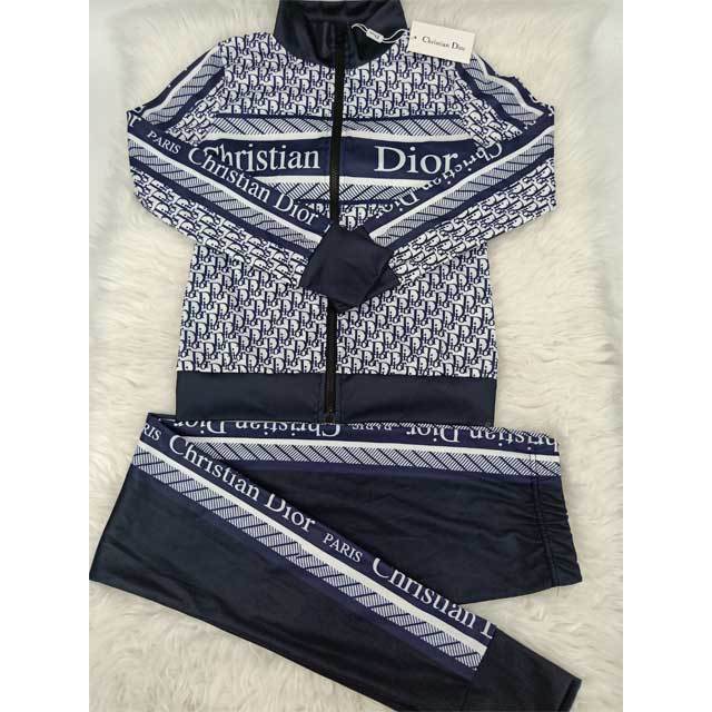Letter Print Casual Pants Set