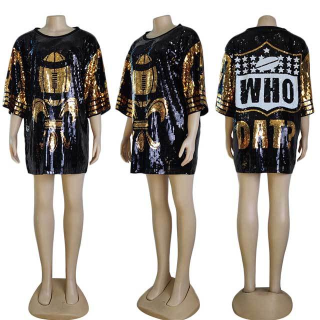 Sequin Casual Mini Dress