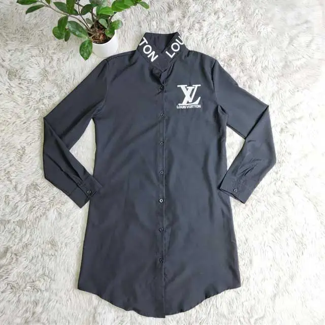 Embroidery Casual Shirt Dress