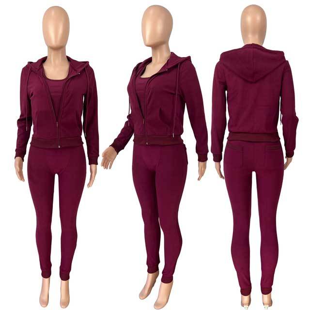 Velvet Fall Jogging Suit