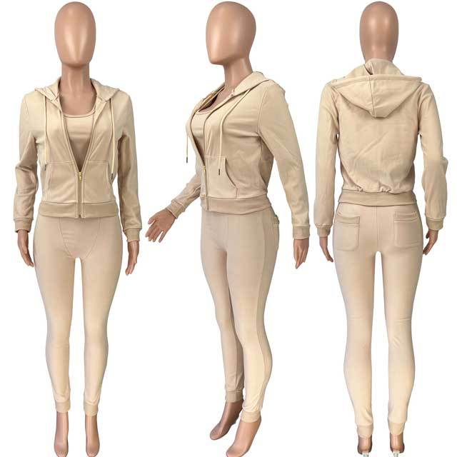 Velvet Fall Jogging Suit