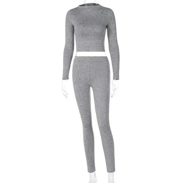 Long Sleeve Skinny Jogger Set