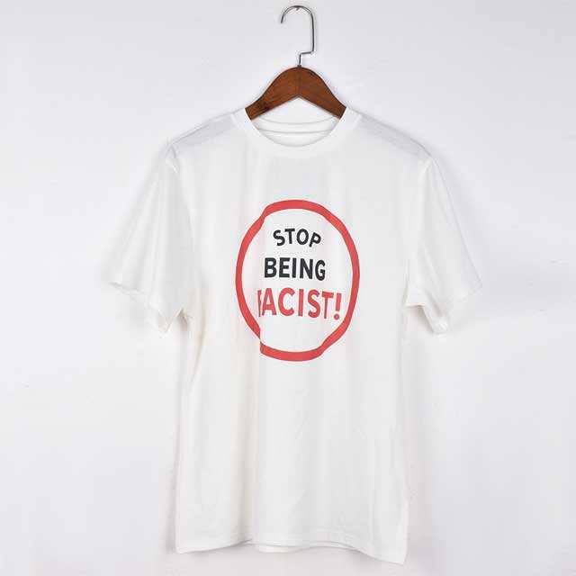 Letter Print Short Sleeve Tees