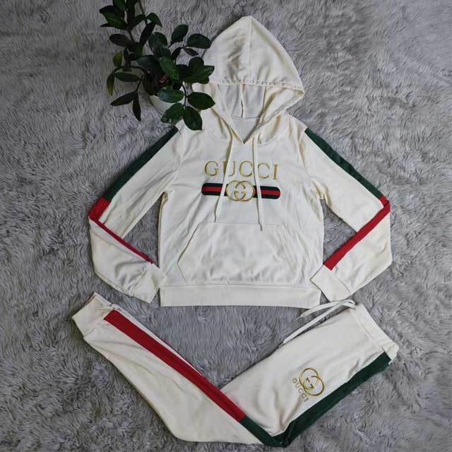 Letter Embroidery Long Sleeve Tracksuit Set