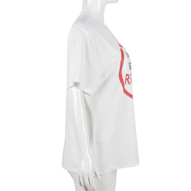 Letter Print Short Sleeve Tees