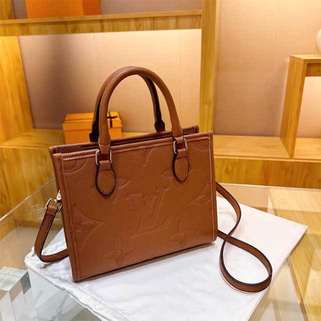 Letter Fashion Leather Hand Bag