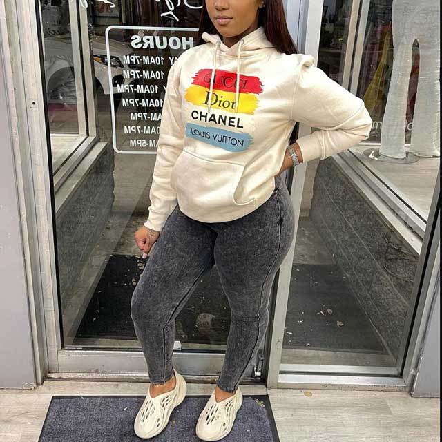 Letter Design Fashion Sweatshirts
