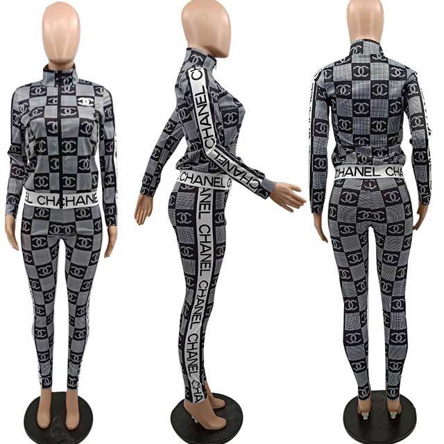 Printed Casual Jogger Set