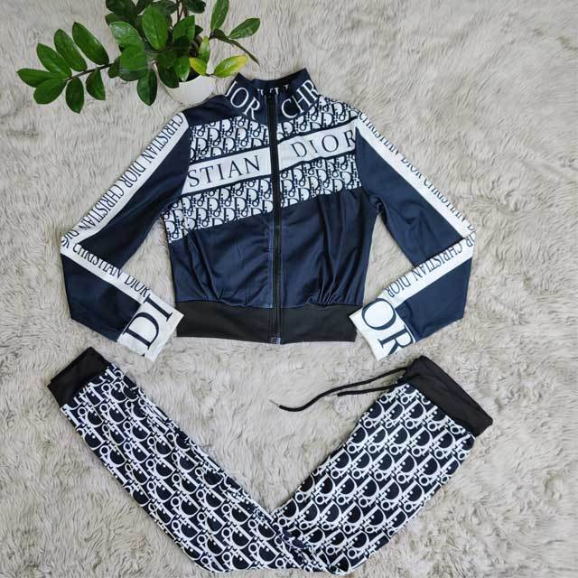 Printed Casual Jogging Pants Suit