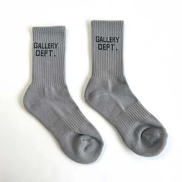 Letter Design Cotton Sports Socks For Unisex